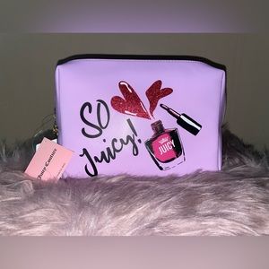 Juicy Couture Purple Cosmetic Bag